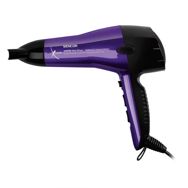 Сешоар Sencor SHD 6600V, 2000W, 3 температурни настройки, Лилав/Черен - Код G5233