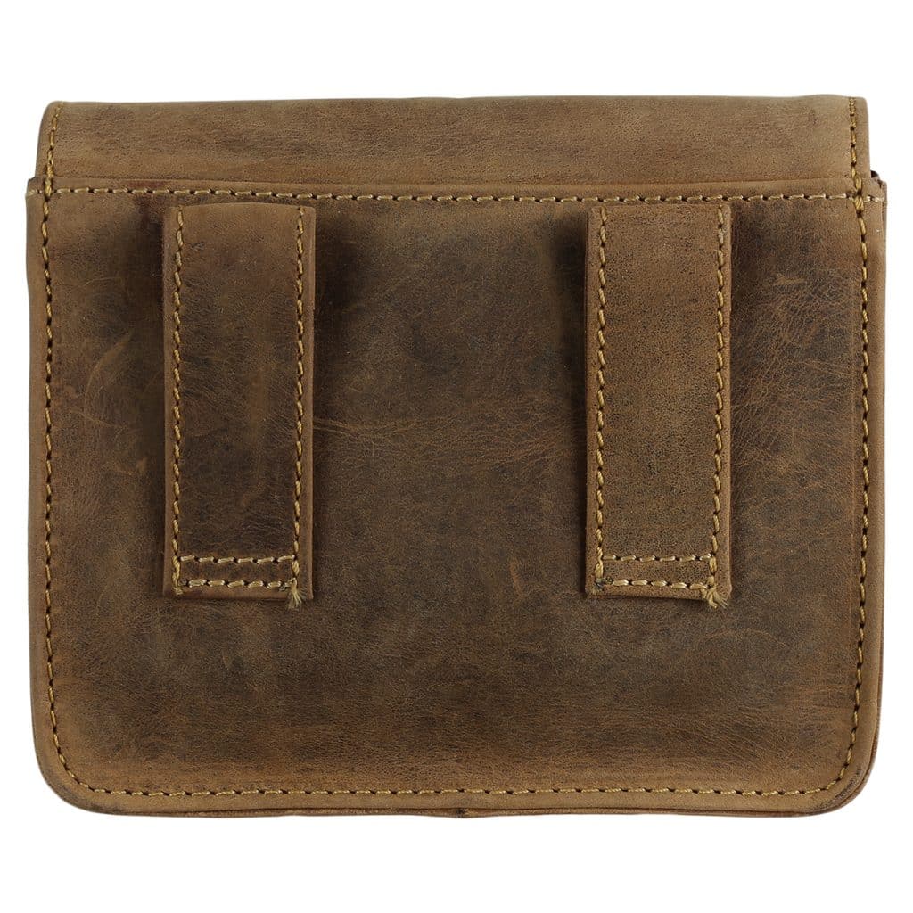 6369 Greenburry Vintage Outdoor Leder Guerteltasche Bauchtasche 1754V Stag 3 Vintage GB 1754V Stag 3