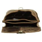 6369 Greenburry Vintage Outdoor Leder Guerteltasche Seitentasche 1754V Stag 3 Vintage GB 1754V Stag 3