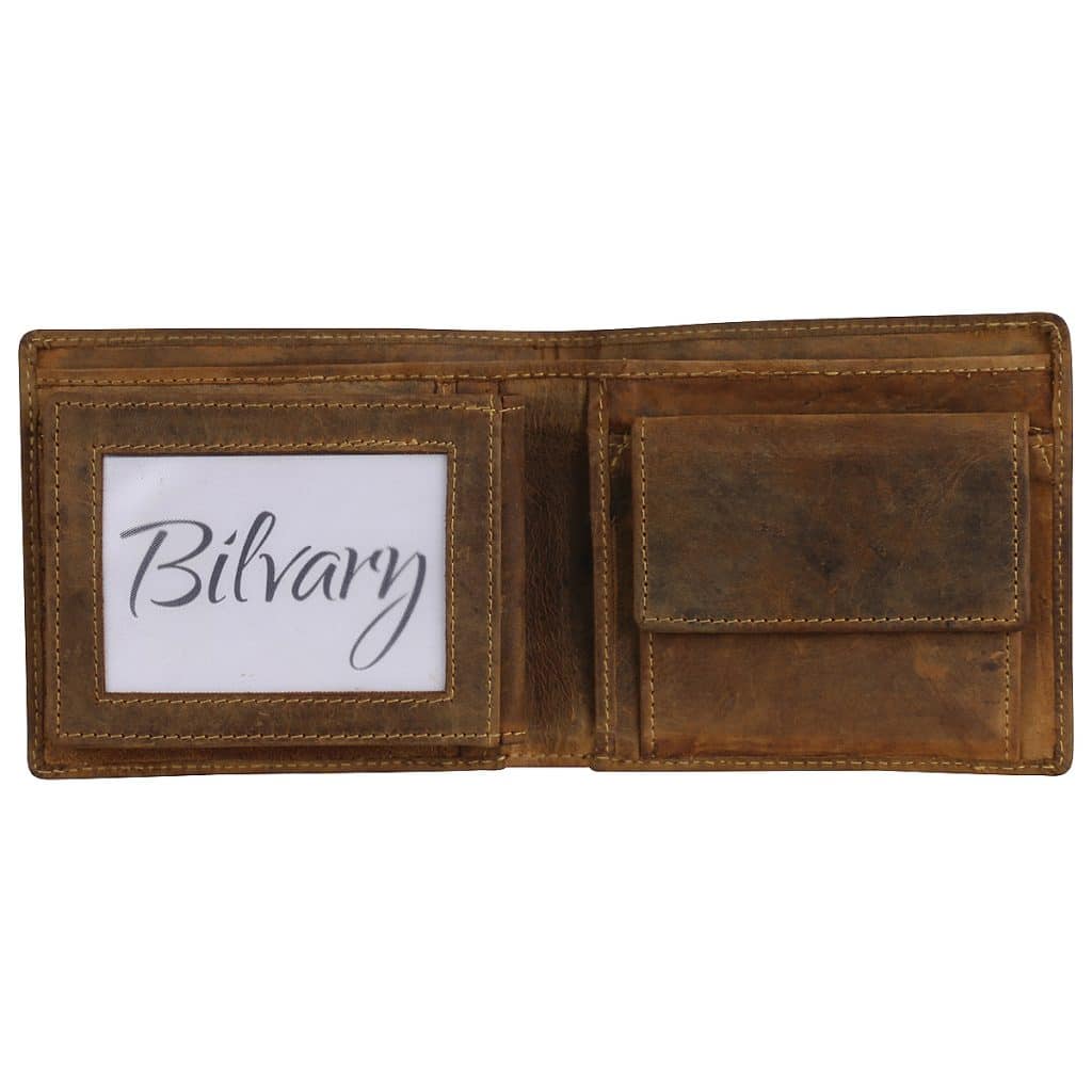 6429 Greenburry Vintage Herren Leder Geldboerse Portemonnaie 1702 Stag 3 Vintage GB 1702 Stag 3 2