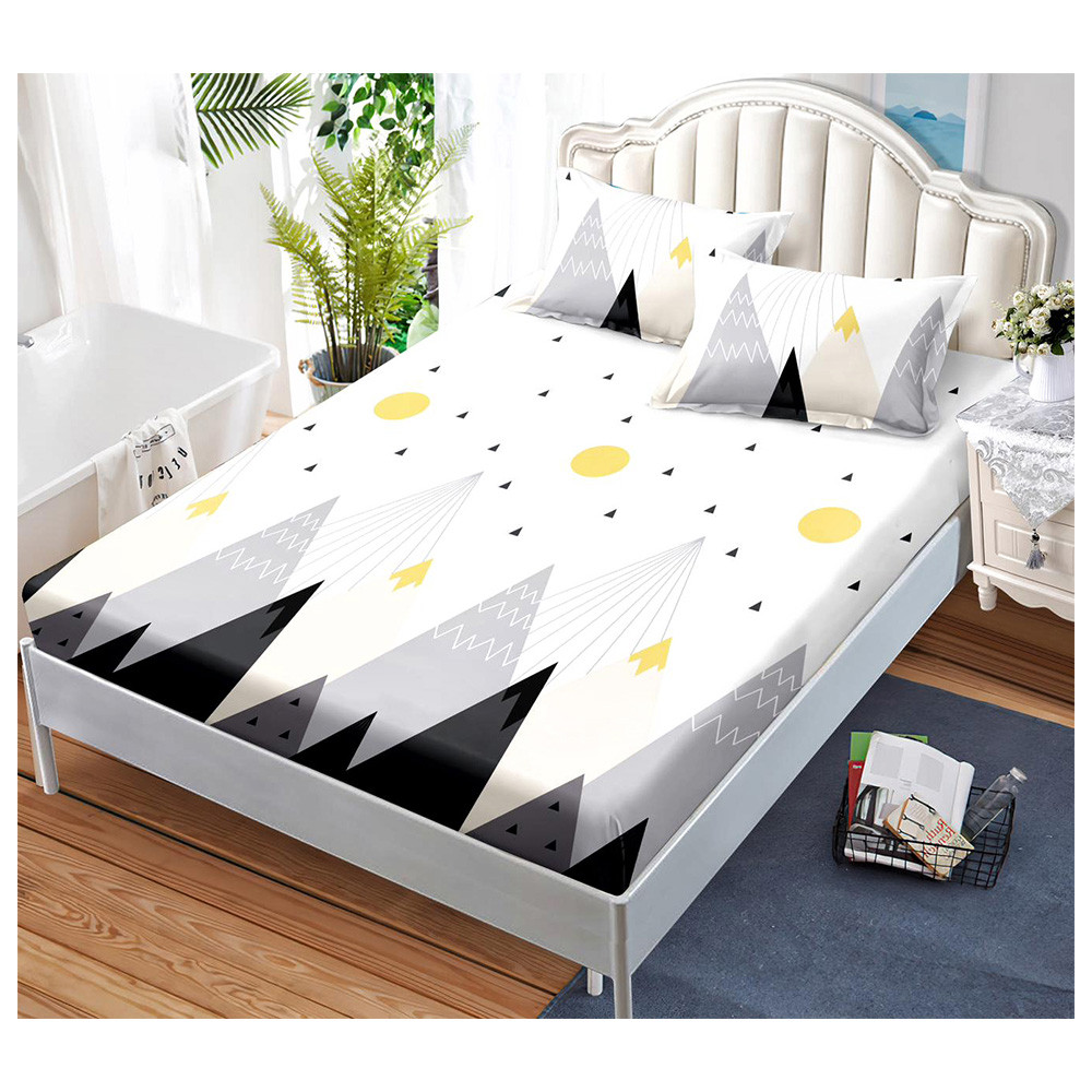 S14979-66666l Долен чаршаф с ластик и две калъфки (за матрак от 160x200 до 180x200) , 3 части - Модел S14979 - Image 1