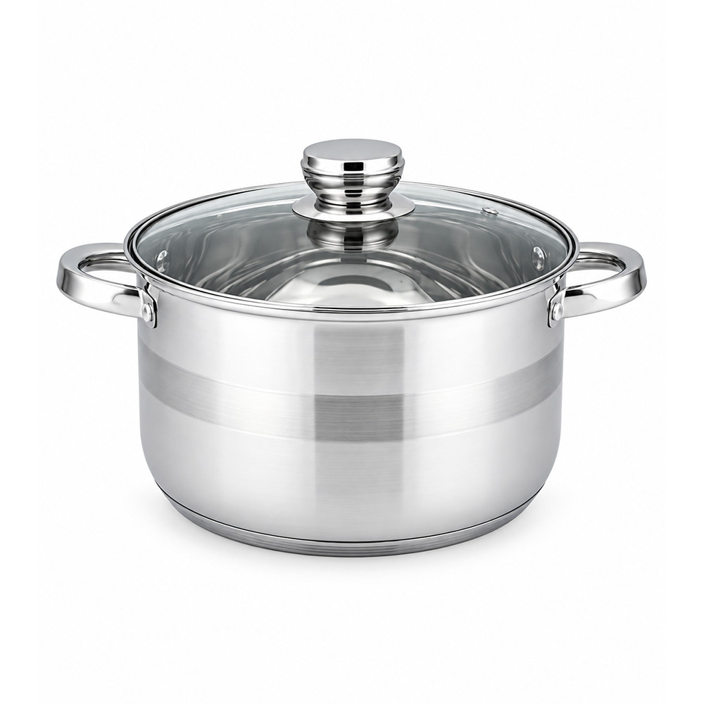 G9179-3800235308011 Тенджера Oliver Voltz OV51210M20, 20 cm, 3.9 L, Индукция, Инокс - Код G9179 - Image 1